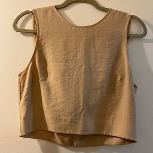 & other stories cropped tencel top NWT